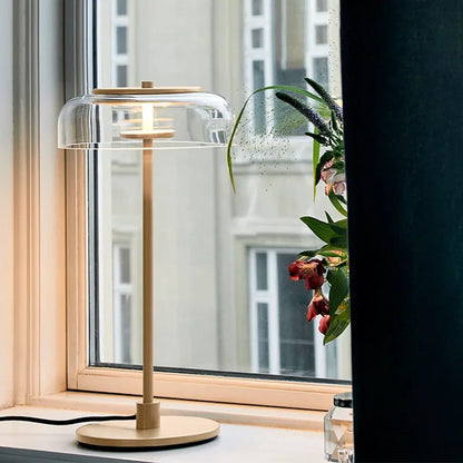 Aurélo – Designer Tischlampe aus Glas mit LED & Postmodernem Stil-Leuchtezauber