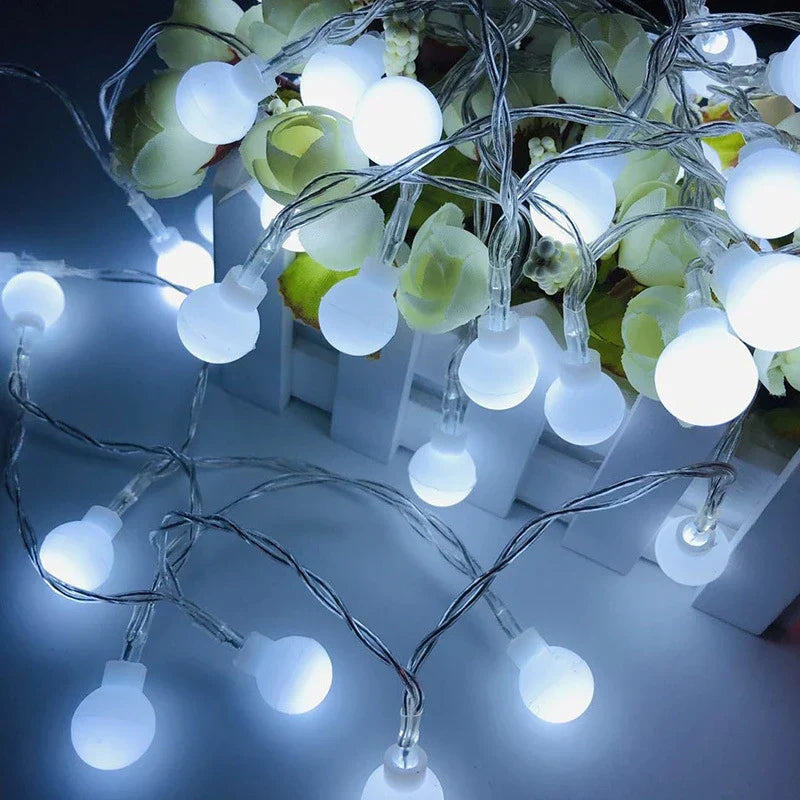 USB/Battery LED Globe String Lights – Decorative Indoor & Outdoor Lights for Christmas, Weddings, Gardens & Parties