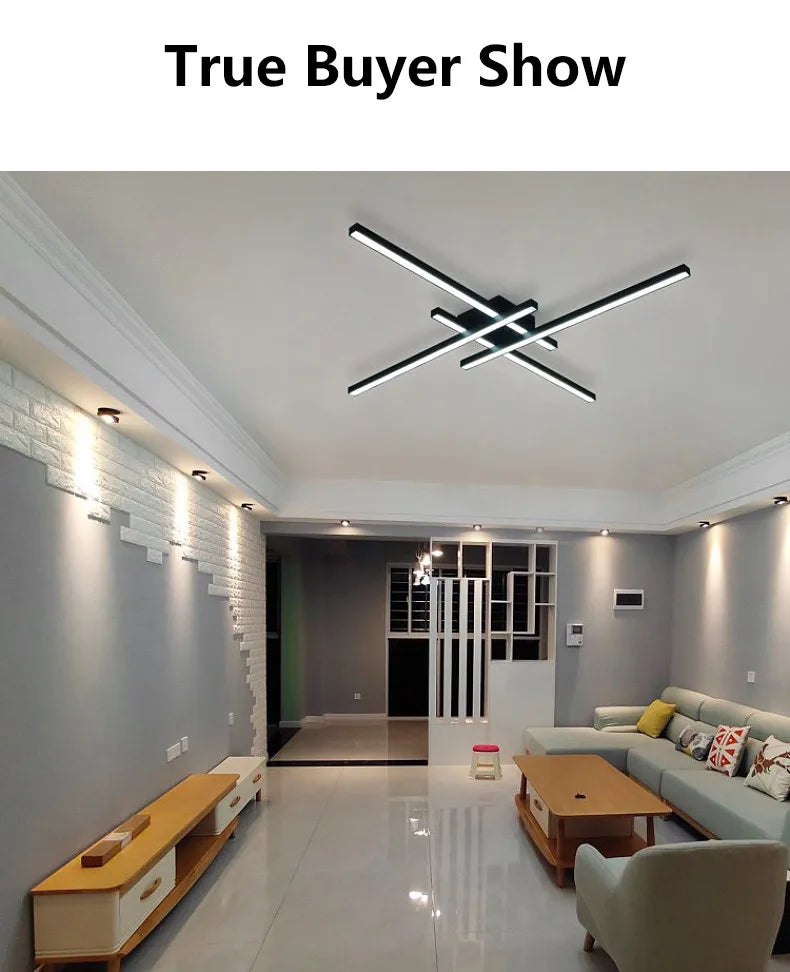 Scandinavian LED Ceiling Light – Modern Minimalist Ceiling Lamp | Energy-Efficient Flush Mount | Elegant Home Lighting