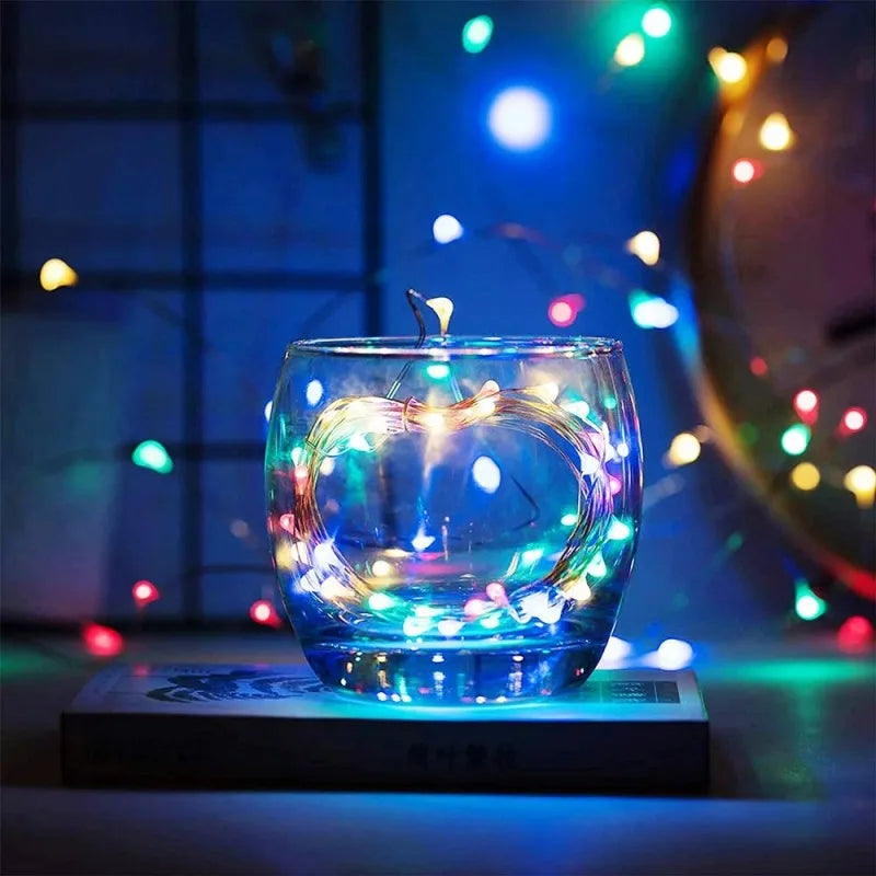 LumineoPro USB LED String Lights – Waterproof Fairy Lights | Flexible Copper & Silver Wire Decorative Lighting