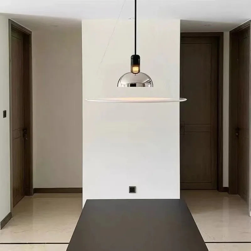 Modern Designer Pendant Light – Minimalist E27 Ceiling Lamp | Contemporary Dining & Bar Lighting | Luxury Interior Statement
