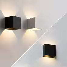 LumaCube Wireless Wall Lights – Rechargeable LED Accent Lighting | Modern Space-Saving Design