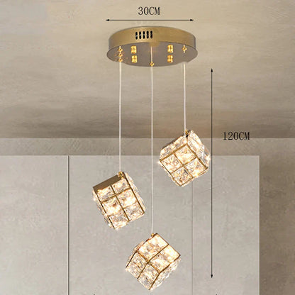 LuxeLicht Kristallen Trap Hanglamp-Leuchtezauber