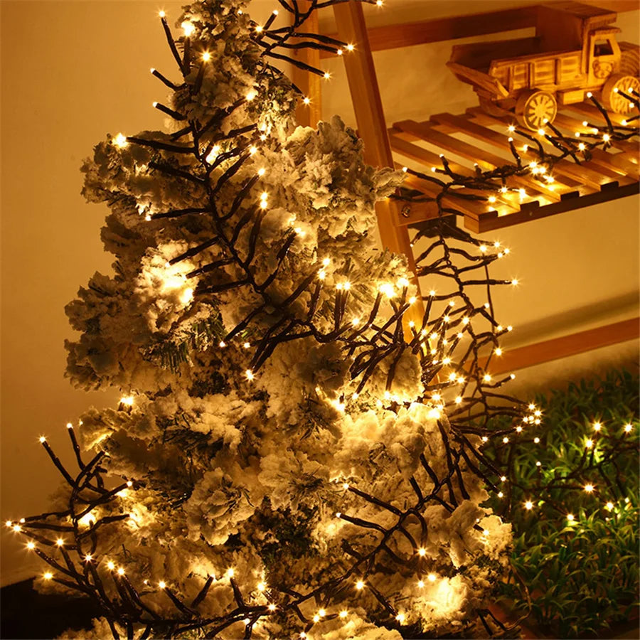 FIREFESTA LED Firecracker String Lights – Warm White Decorative Lighting | Waterproof Indoor & Outdoor Celebration Lights