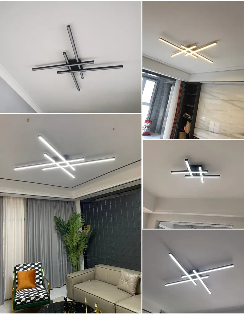 Scandinavian LED Ceiling Light – Modern Minimalist Ceiling Lamp | Energy-Efficient Flush Mount | Elegant Home Lighting