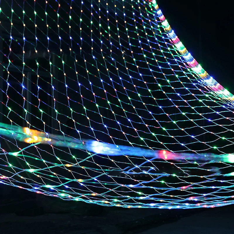 LED Net Christmas Lights – 6 x 4M & 3 x 3M Curtain Lighting for Windows, Gardens, Weddings & Festive Decorations