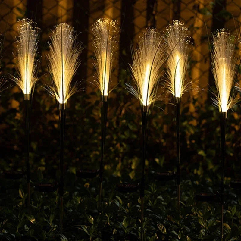 LUXARÉ SolarReed Gartenleuchte-Leuchtezauber