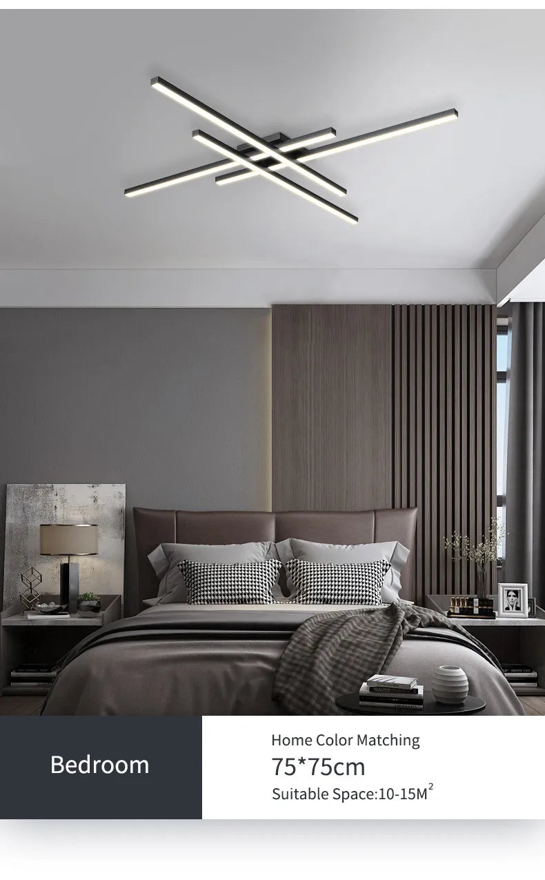 Scandinavian LED Ceiling Light – Modern Minimalist Ceiling Lamp | Energy-Efficient Flush Mount | Elegant Home Lighting