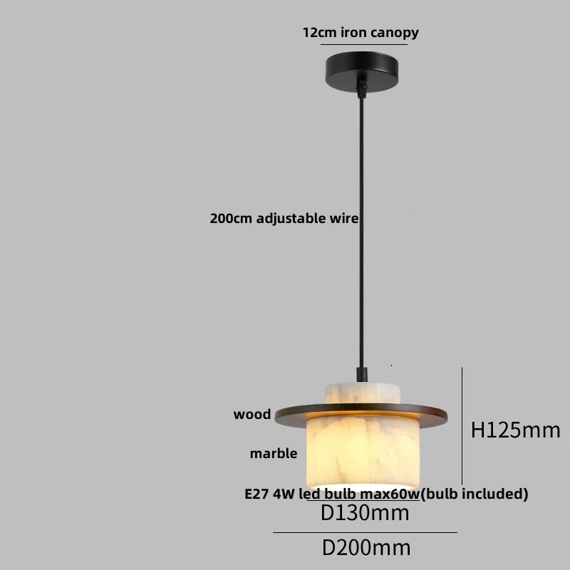 Bulgari Stone Pendant Light – Wabi-Sabi Marble Ceiling Lamp | Luxury Ambient Lighting | Contemporary Interior Statement