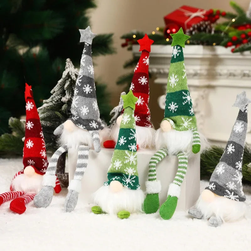 LUMIGNOME LED Christmas Gnome – Illuminated Scandinavian Plush Decoration | Festive Holiday Ornament