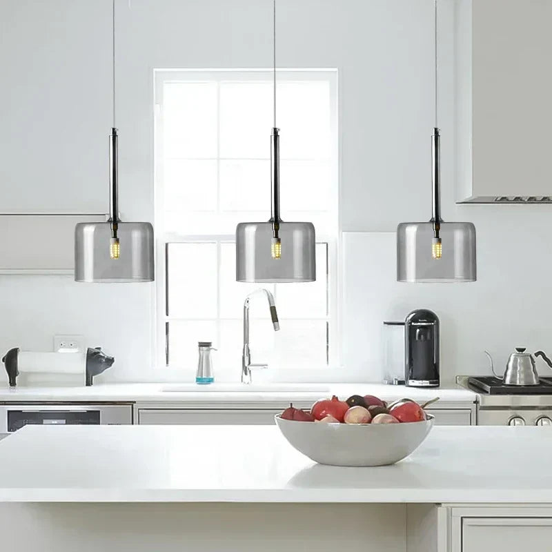 Milano Glass Pendant Light – Luxury LED Chandelier | Contemporary Italian Designer Lighting | Elegant Interior Centrepiece