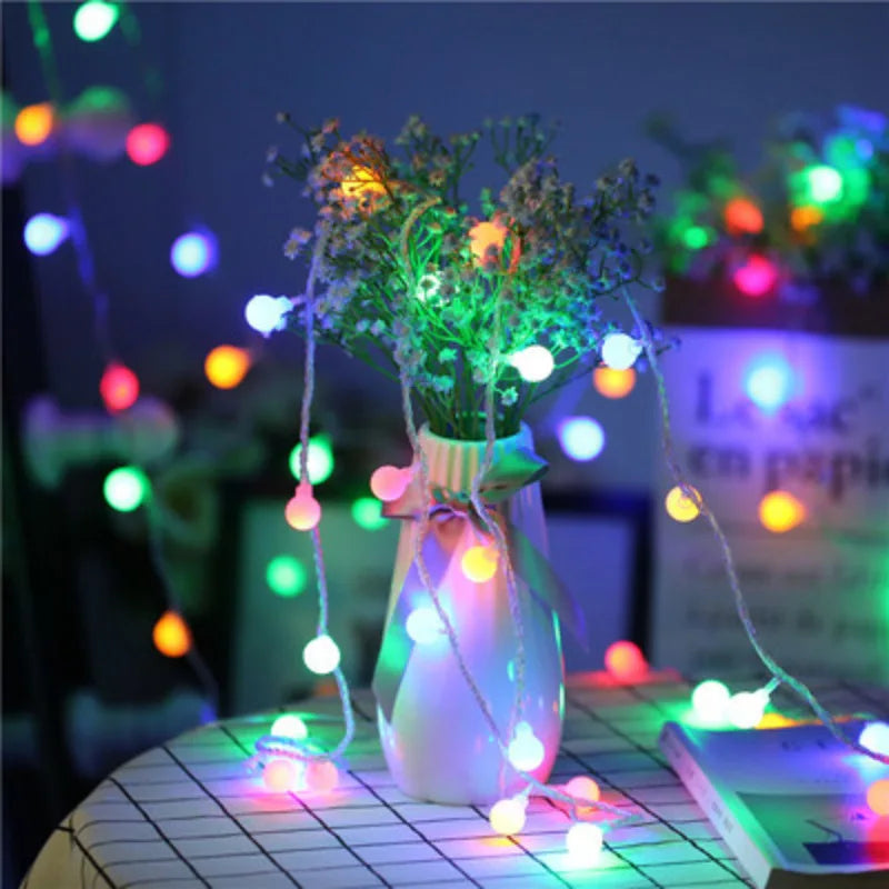 LumiOrb Globe String Lights – 10M LED Fairy Lights | USB & Battery Powered Decorative Lighting