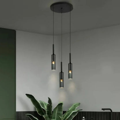 Obsidian Orb Pendant Light – Minimalist Glass Ceiling Lamp | Nordic LED Hanging Light for Contemporary Interiors
