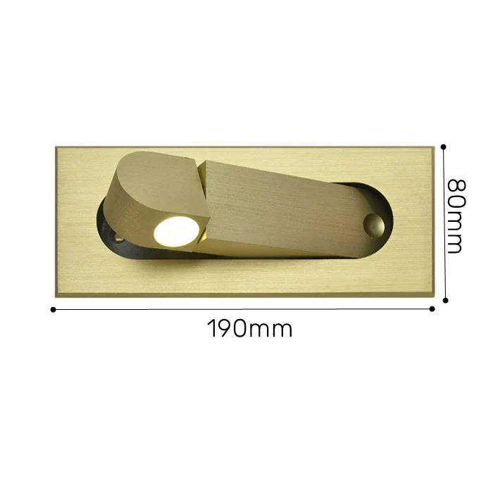 Arctis Pivot Wall Light – Adjustable Recessed LED Reading Lamp | Minimalist Nordic Wall Lighting
