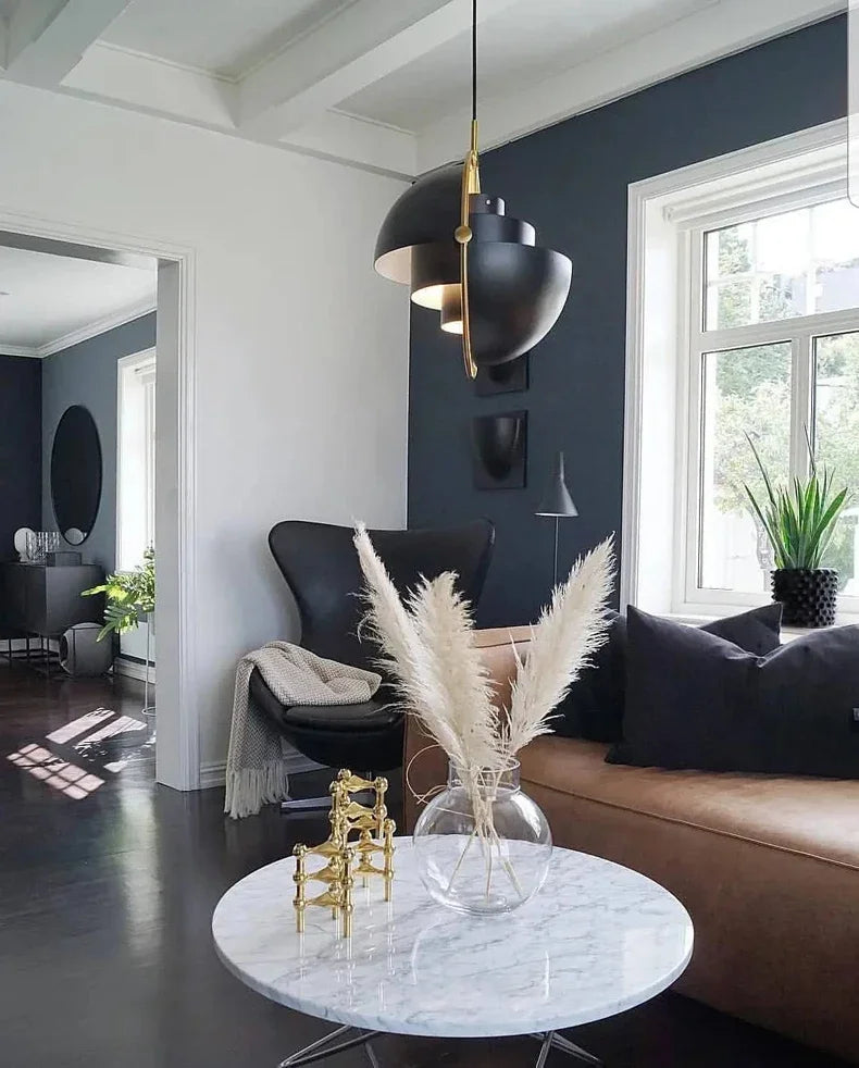 Sculptural Globe LED Pendant Light – Scandinavian Designer Ceiling Lamp | Dimmable Ambient Lighting | Contemporary Statement Chandelier