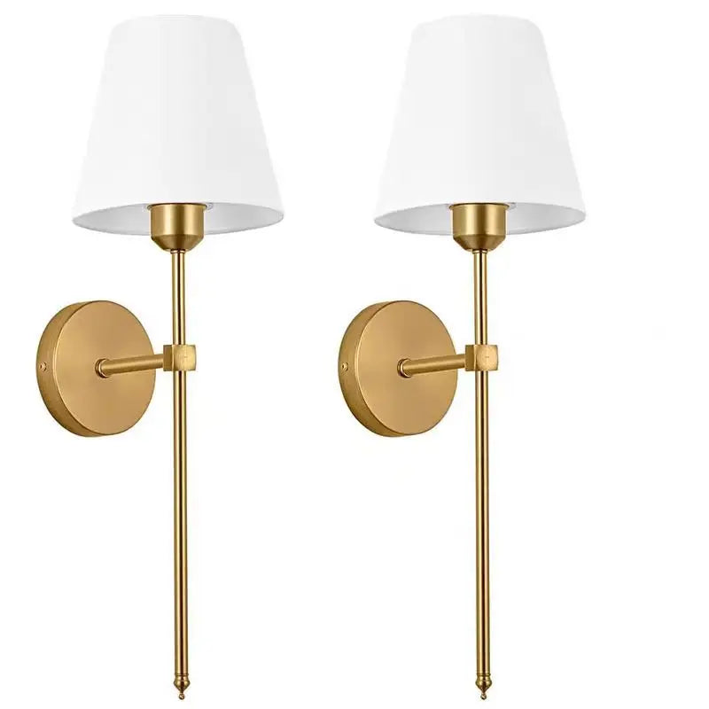 Heritage Fabric Wall Light – Industrial Style LED Wall Lamp | Vintage-Inspired Ambient Lighting | Elegant Interior Accent