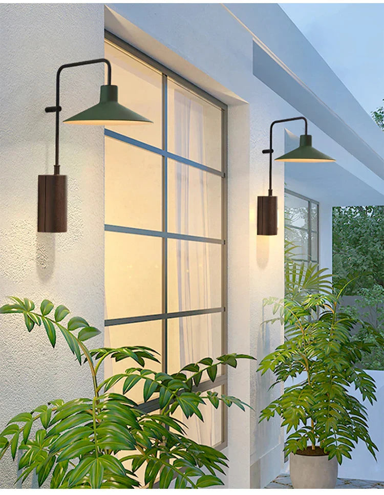 Heritage Outdoor Wall Light – Waterproof LED Exterior Lantern | Vintage Aluminium Wall Lamp | Elegant Garden & Patio Lighting