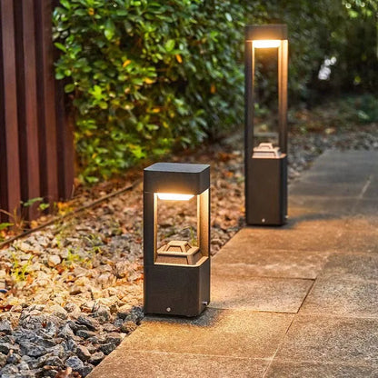 LumiPad Moderne LED Gartenlampe – Minimalistisches IP55 Außenlicht für Garten, Einfahrt, Hof & Landschaft-Leuchtezauber