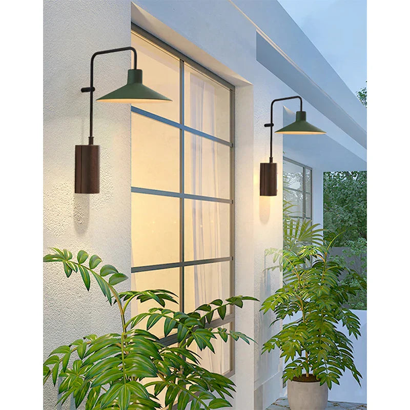Heritage Outdoor Wall Light – Waterproof LED Exterior Lantern | Vintage Aluminium Wall Lamp | Elegant Garden & Patio Lighting