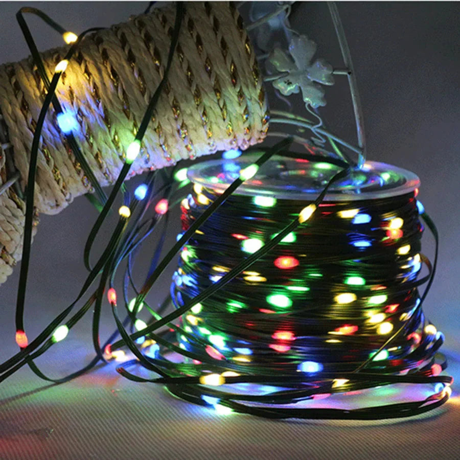 GLOWLINE LED String Lights – Waterproof Decorative Fairy Lights | 8 Lighting Modes | Indoor & Outdoor Celebration Lighting