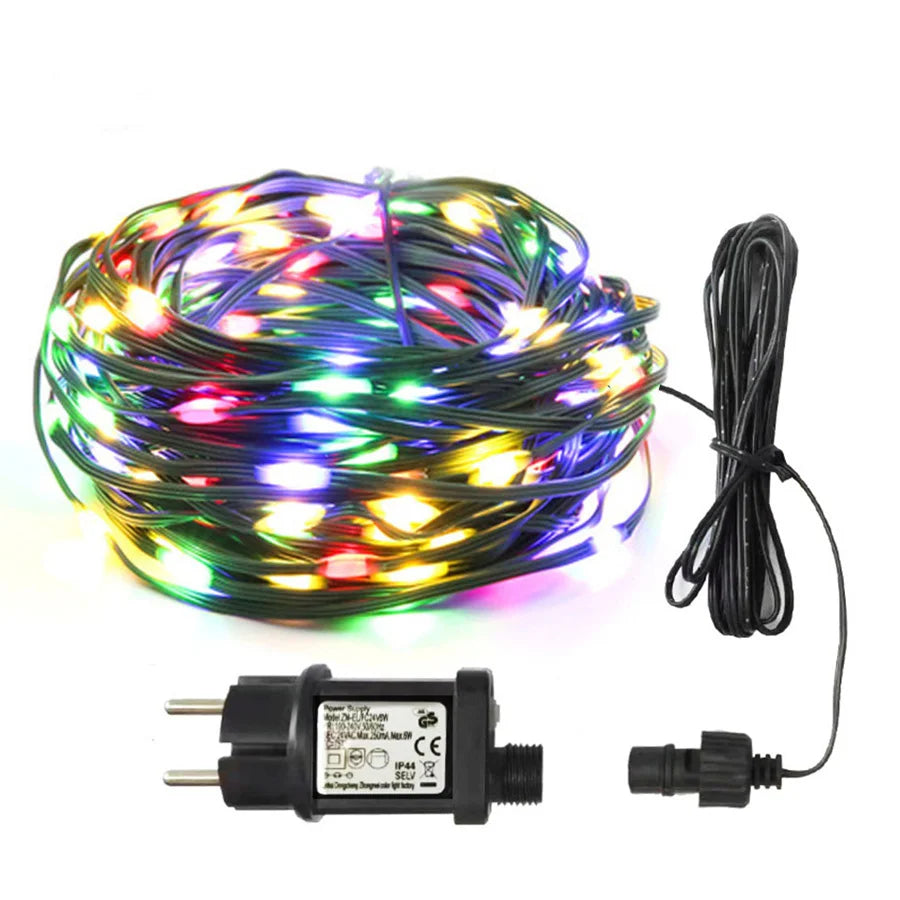 GLOWLINE LED String Lights – Waterproof Decorative Fairy Lights | 8 Lighting Modes | Indoor & Outdoor Celebration Lighting