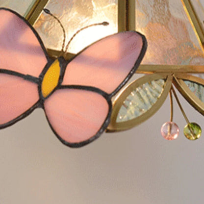 Nordic Glass Pendant Light with Brass Detail – Modern LED Ceiling Lamp | Scandinavian Designer Lighting