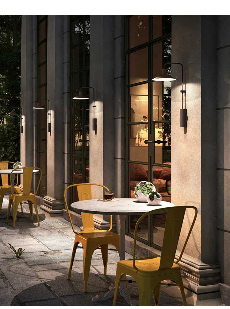 Heritage Outdoor Wall Light – Waterproof LED Exterior Lantern | Vintage Aluminium Wall Lamp | Elegant Garden & Patio Lighting