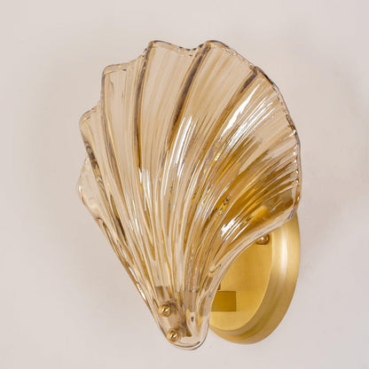 Muschelförmige Wandleuchte-Leuchtezauber