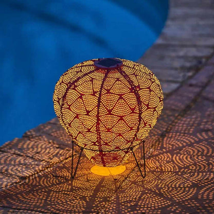 Solarlaterne-Heißluftballon-Design-Leuchtezauber
