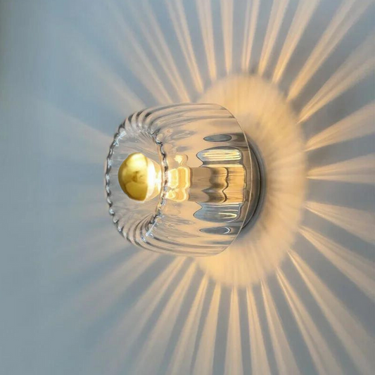 Skandinavische Bauhaus-Wandlampe-Leuchtezauber
