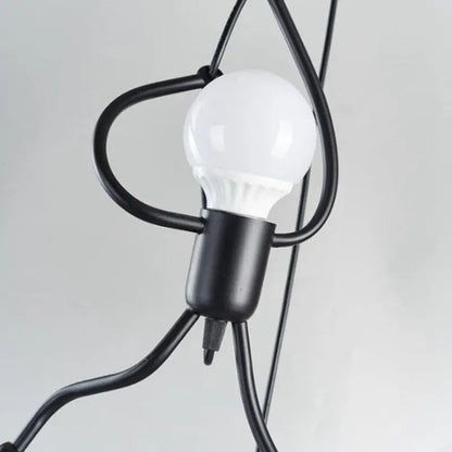 Funkylight | Retro-Wandleuchte Iron Man-Leuchtezauber
