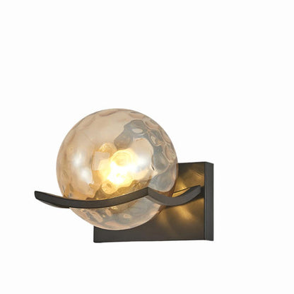 Moderne LED-Wandleuchte aus Glas-Leuchtezauber