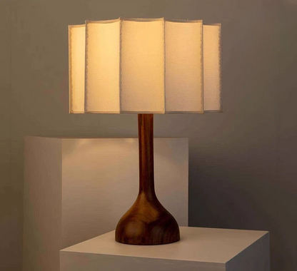 HikariWood Floor Lamp – Wabi-Sabi Wooden Standing Light | Japandi Ambient LED Lighting for Modern Interiors