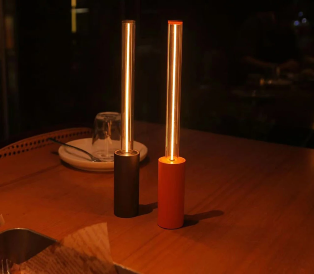AuraPulse Touch Lamp – Rechargeable LED Mood Light | Minimalist Breathing Night Light for Modern Interiors