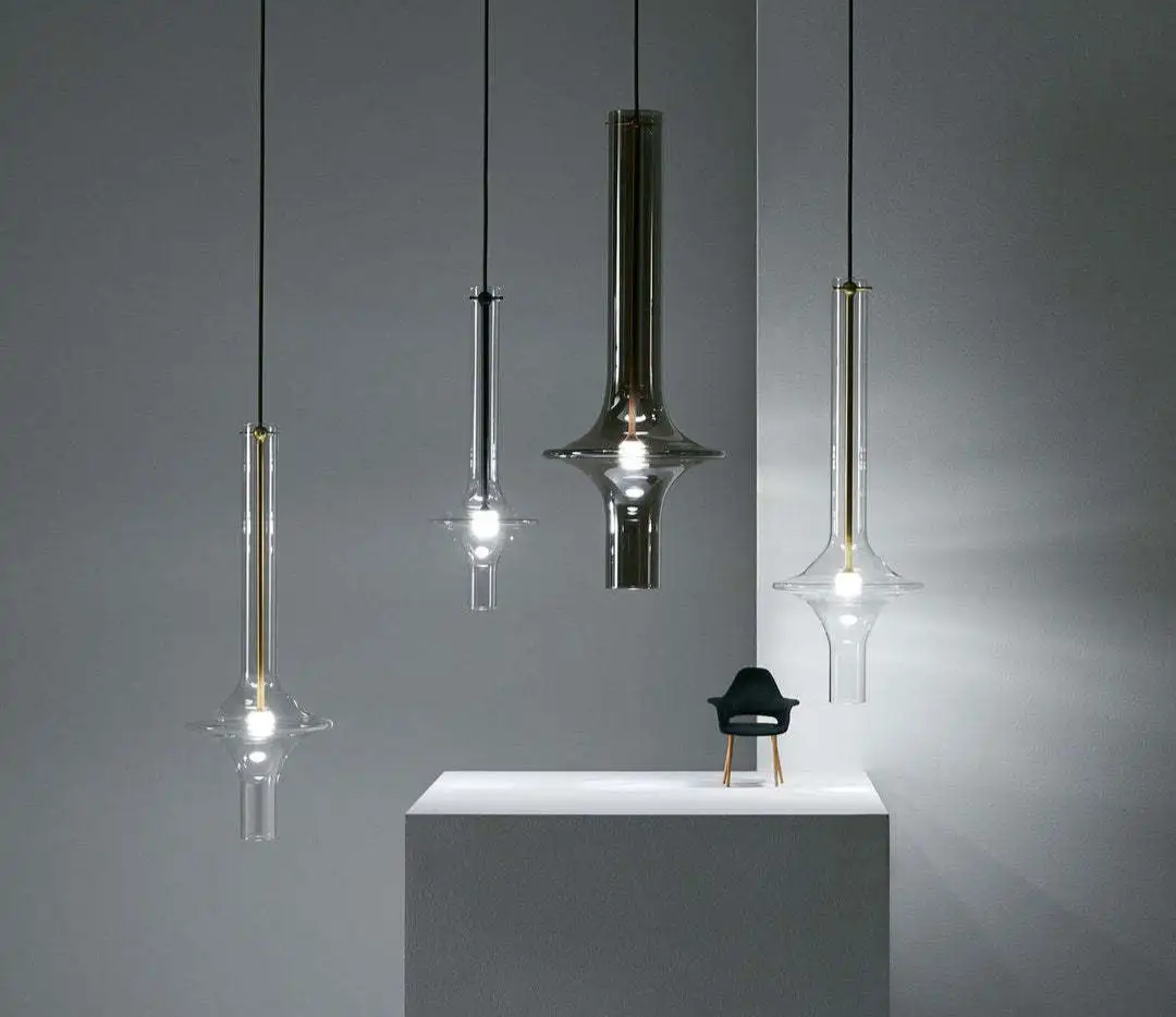 Aureline Glass Pendant Light – Luxury Nordic LED Hanging Lamp | Modern Designer Lighting for Elegant Interiors