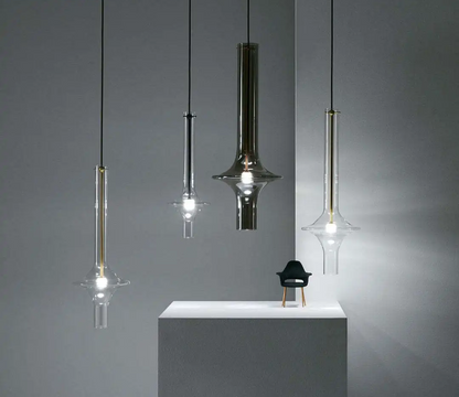 Aureline Glass Pendant Light – Luxury Nordic LED Hanging Lamp | Modern Designer Lighting for Elegant Interiors