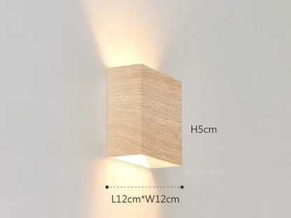 NORDLUM NaturLite LED-Wandleuchte-Leuchtezauber