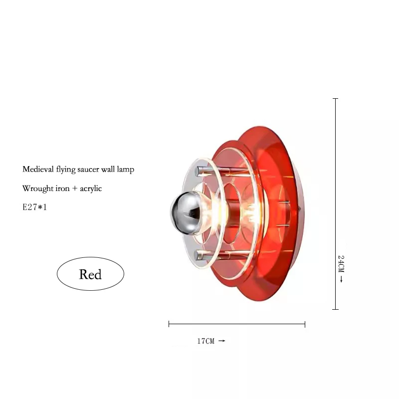 UFO LED Wall Light – Futuristic Designer Wall Lamp | Modern Ambient Lighting | Creative Bedroom & Living Room Sconce