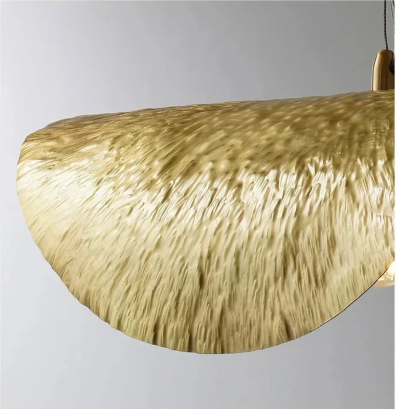 Gold Lotus Pendant Light – Vintage Zen Ceiling Lamp | Luxury Ambient Hanging Lighting