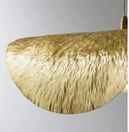 Gold Lotus Pendant Light – Vintage Zen Ceiling Lamp | Luxury Ambient Hanging Lighting