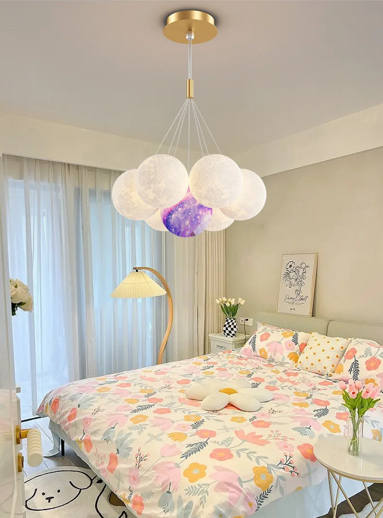NovaNest Pendant Light – Modern 3D Kids Ceiling Lamp | Creative LED Lighting for Children’s Bedrooms & Contemporary Interiors