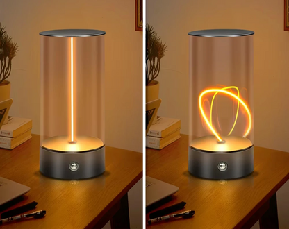 AuraPulse Touch Lamp – Rechargeable LED Mood Light | Minimalist Breathing Night Light for Modern Interiors