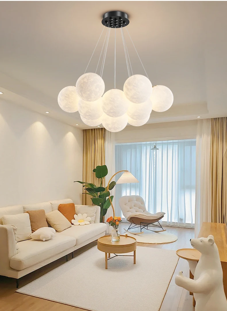 NovaNest Pendant Light – Modern 3D Kids Ceiling Lamp | Creative LED Lighting for Children’s Bedrooms & Contemporary Interiors