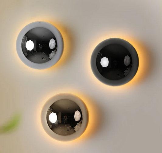 Orvello Round Wall Light – Bauhaus LED Wall Lamp | Modern Up & Down Ambient Lighting