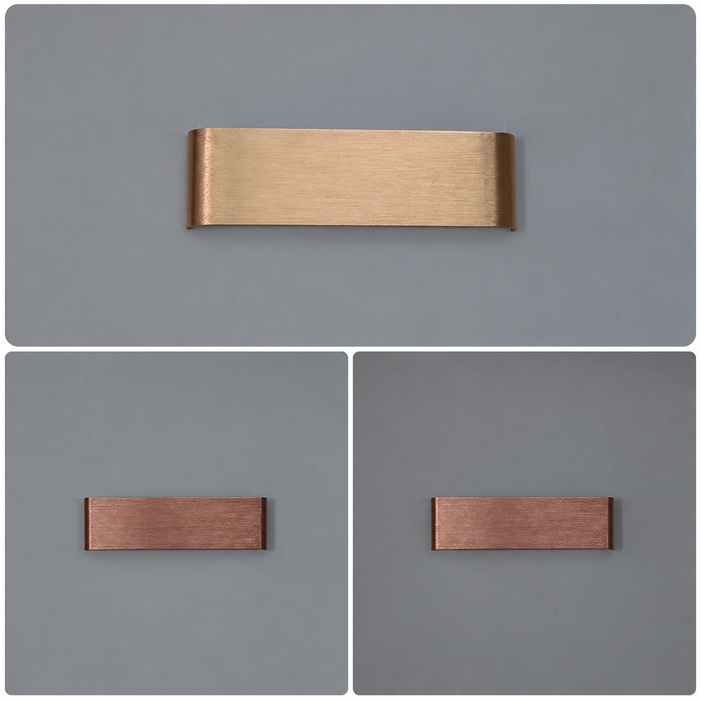 Lumea DualGlow LED Wall Light – Modern Up & Down Sconce | Luxury Architectural Lighting — light off, digitally edited atmosphere preview