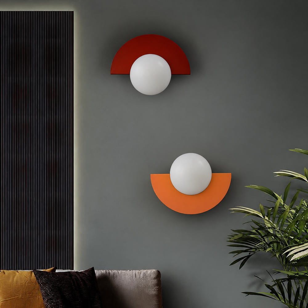 Everest Arc Wall Light – Nordic Semi-Circle Sconce | Scandinavian Designer Accent Lighting — light off, digitally edited atmosphere preview