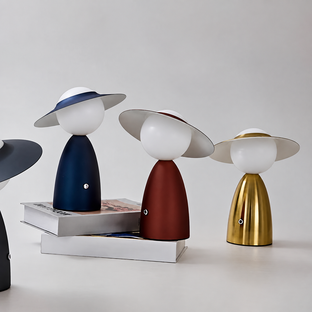 TouchBright Wireless Charging Table Lamp – Smart Lighting with Modern Convenience — light off, digitally edited atmosphere preview