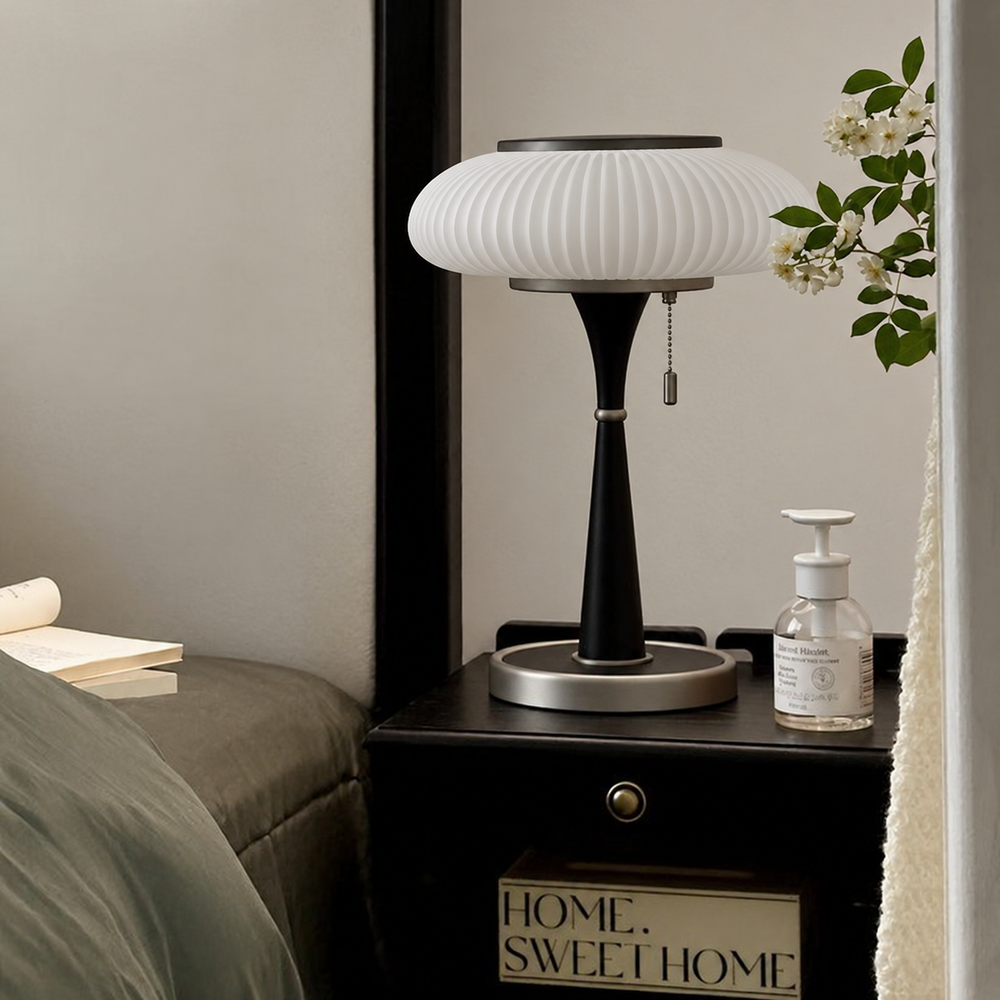 Minimalist Matsutake Table Lamp – Nature-Inspired Design with Organic Elegance — light off, digitally edited atmosphere preview