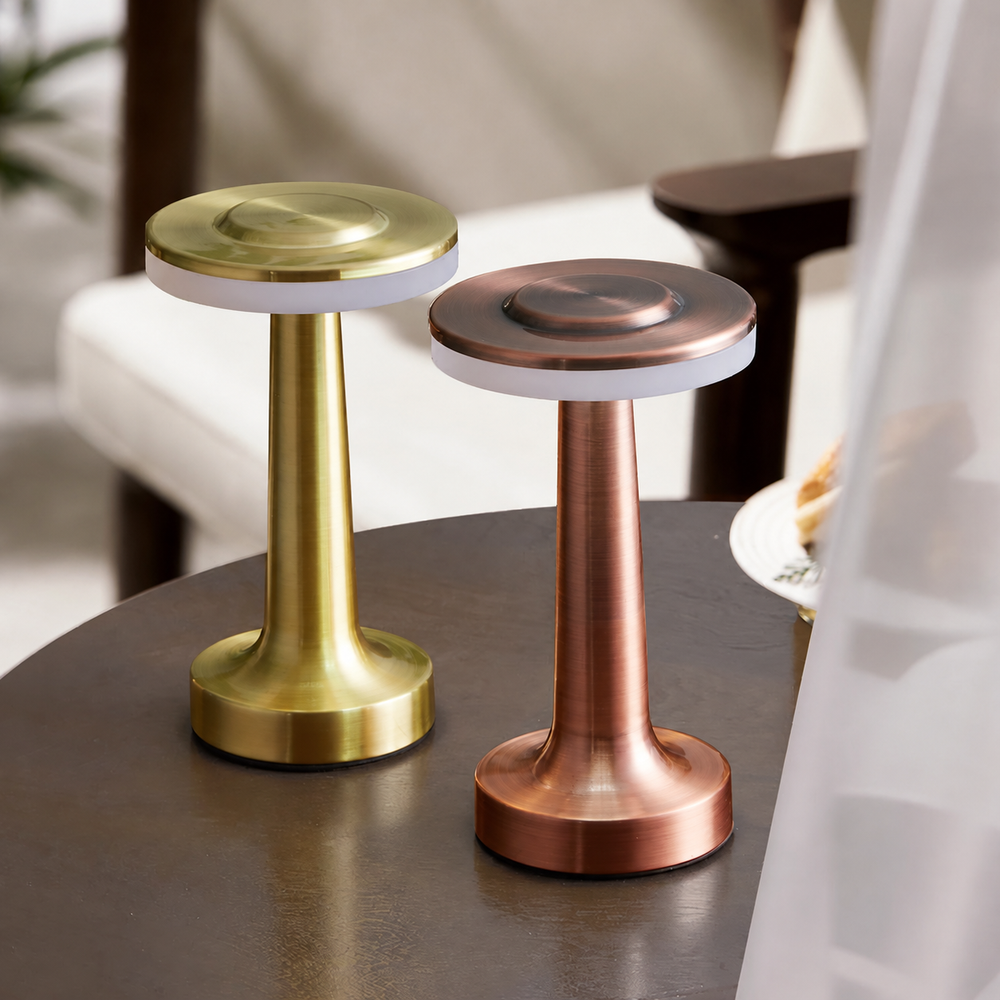 Rechargeable LED Table Lamp – Flexible Lighting for Modern Living — light off, digitally edited atmosphere preview