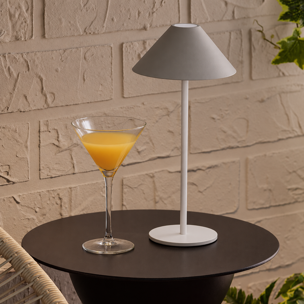 Minimalist LED Table Lamp – Modern Simplicity with Smart Lighting Control — light off, digitally edited atmosphere preview